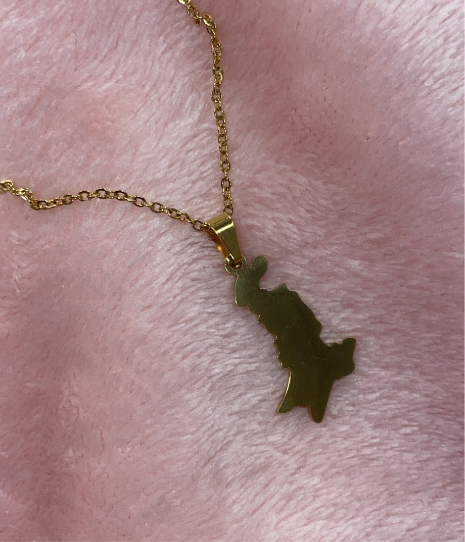 Map Necklace